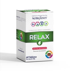 Suplemento Alimentar Nutrafases Relax Para Cães - 60 Tabletes