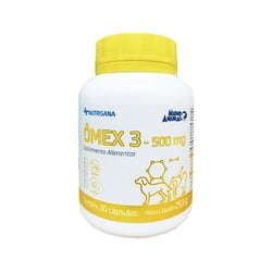 Suplemento Alimentar Nutrisana Ômex 3 550Mg Para Cães E Gatos - 30 Cápsulas
