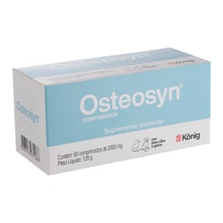 Suplemento Alimentar Osteosyn 2000Mg Para Cães E Gatos - 60 Comprimidos - 2000 Miligramas