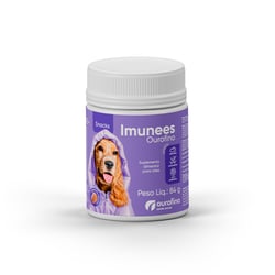 Suplemento Alimentar Ourofino Imunees Snacks Para Cães - 30 Tabletes