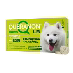 Suplemento Alimentar Queranon Lb Para Cães Até 30Kg - 30 Comprimidos