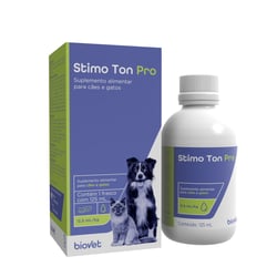 Suplemento Alimentar Stimo-Ton Biovet 125Ml Para Cães E Gatos - 1 Unidade