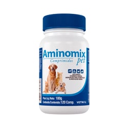 Suplemento Aminomix Pet Vetnil - 120 Comprimidos
