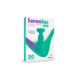 Suplemento Avert Serenlac 255Mg - Para Cães - 30 Comp