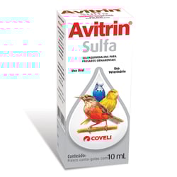 Suplemento Avitrin Sulfa Coveli 10Ml - 1 Unidade