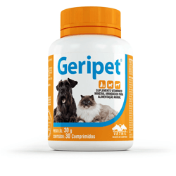 Suplemento Geripet Vetnil 30 Comprimidos Para Cães E Gatos - 30 Comprimidos