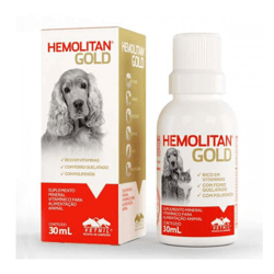 Suplemento Hemolitan Gold Vetnil 30Ml - 1 Unidade - 30 Mililitros