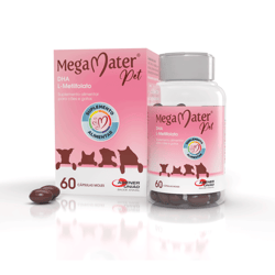 Suplemento Mega Mater Pet Agener - 60 Cápsulas Para Cães E Gatos