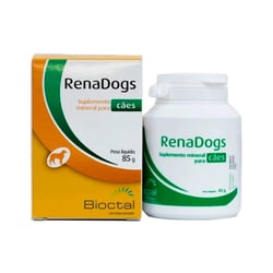 Suplemento Mineral Renal Bioctal Renadogs Para Cães - 85G