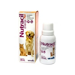 Suplemento Mineral Vitamínico Nutracil Energy Pet Para Cães E Gatos - 1 Unidade - 30 Mililitros