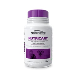 Suplemento Nutricart 1000 Para Cães E Gatos - 60 Comprimidos