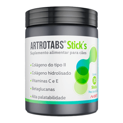 Suplemento Nutricional Avert Artrotabs Para Cães - 30 Sticks