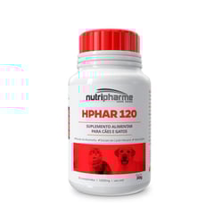 Suplemento Nutripharme Hphar 120 Para Cães E Gatos - 30 Comprimidos