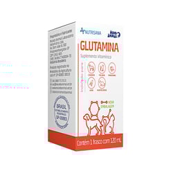 Suplemento Nutrisana Glutamina Para Cães E Gatos - 20Ml - 20 Mililitros