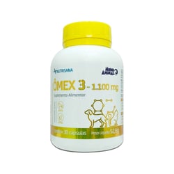 Suplemento Nutrisana Omex 3 Para Cães E Gatos 1.100Mg - 30 Comprimidos