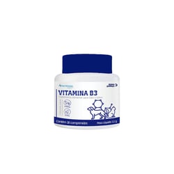Suplemento Nutrisana Unique Vitamina B3 Mundo Animal Para Cães E Gatos - 30 Comprimidos