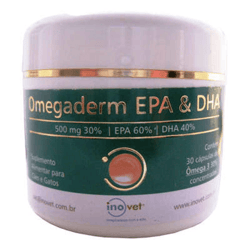 Suplemento Omegaderm Inovet 500Mg - 30 Cápsulas