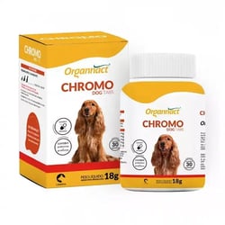 Suplemento Organnact Chromo Dog Para Cães - 30 Tabletes