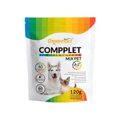 Suplemento Organnact Compplet Mix A-Z Para Cães E Gatos - 60 Tabletes