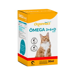 Suplemento Organnact Ômega 3+6+D Para Gatos - 30Ml