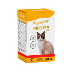 Suplemento Organnact Prohep Para Gatos Adultos - 120Ml