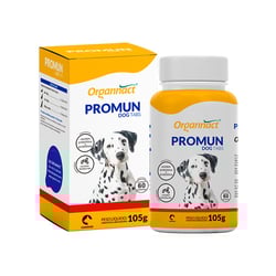 Suplemento Organnact Promun Dog Tabs Para Cães - 60 Comprimidos