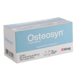 Suplemento Osteosyn 660Mg Para Cães E Gatos - 60 Comprimidos - 660 Miligramas