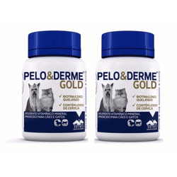 Suplemento Pelo & Derme Gold Vetnil Para Cães E Gatos - 60 Comprimidos