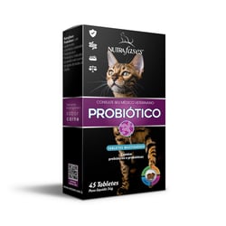 Suplemento Probiótico Nutrafases Para Gatos - 45 Tabletes