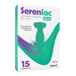 Suplemento Serenlac Avert 255Mg Para Cães