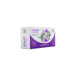 Suplemento Soft Care Nutri Vitality Eye & Mind - 30 Comprimidos Para Cães E Gatos