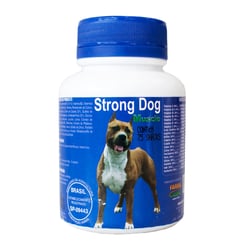 Suplemento Strong Dog Muscle Farmacampo Pote 75 Snacks