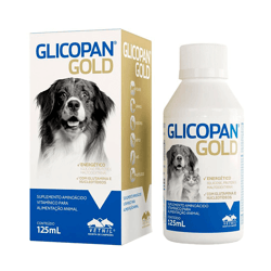 Suplemento Vetnil Glicopan Gold - 125Ml - 125 Mililitros