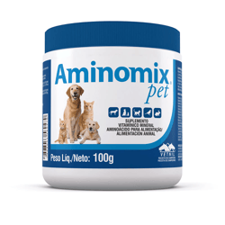 Suplemento Vitamínico Aminomix Pet Vetnil - 100G - 100 Gramas