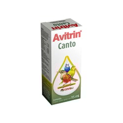 Suplemento Vitamínico Avitrin Canto Para Pássaros - 15Ml