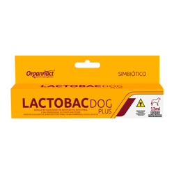 Suplemento Vitamínico Lactobac Dog Plus Organnact 13Ml - 1 Unidade