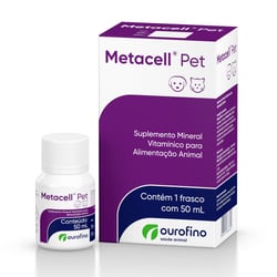 Suplemento Vitamínico Metacell Pet Ourofino 50Ml - 1 Unidade