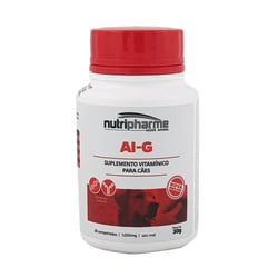 Suplemento Vitamínico Nutripharme Ai-G Para Cães - 30 Comprimidos