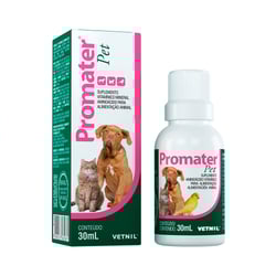 Suplemento Vitamínico Promater Vetnil 30Ml - 1 Unidade