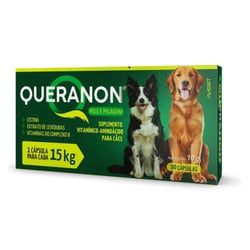 Suplemento Vitamínico Queranon Para Cães Até 15Kg - 30 Cápsulas