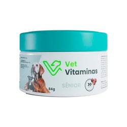 Suplemento Vitamínico Vet Vitaminas Para Cães Sênior - 84G
