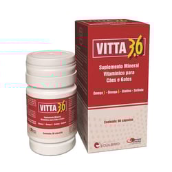 Suplemento Vitta 3.6 Para Cães E Gatos - 60 Comprimidos