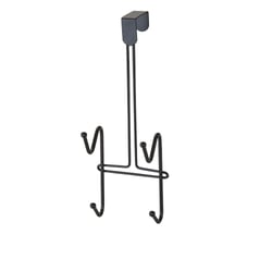 Suporte Para Porta 2 Ganchos Arthi Black Unico