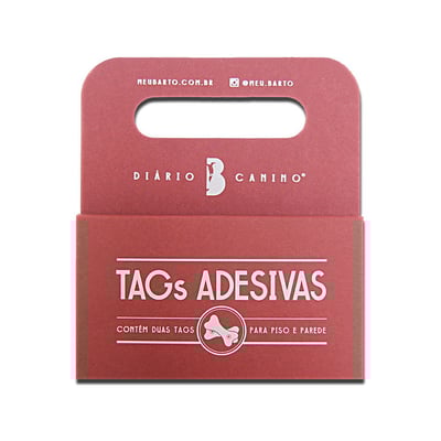 Tags Adesivas Bartô Para Piso E Parede - 2 Unidades
