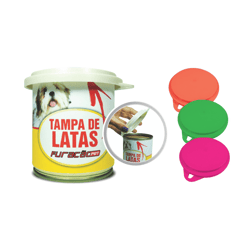 Tampa Para Lata Furacaopet - 3 Unidades Para Cachorros