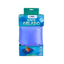 Tapete Gelado Lavipet Azul Para Cães - 1 Unidade - Tamanho P