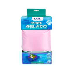 Tapete Gelado Lavipet Rosa Para Cães - 1 Unidade - Tamanho P