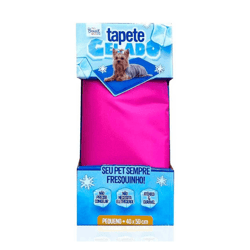 Tapete Gelado Rosa The Pets Brasil - 1 Unidade - Tamanho P