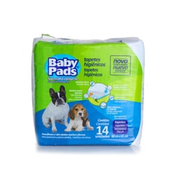 Tapete Higiênico Baby Pads Para Cães - 14 Unidades