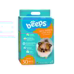 Tapete Higiênico Beeps Puppy Pads Para Cães - 30 Unidades
